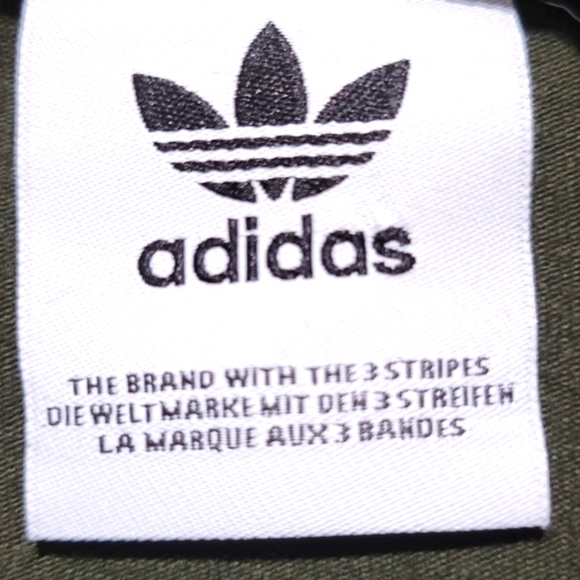ADIDAS 3 STRIPE OLIVE GREEN LOGO BODYCON DRESS SZSML - Picture 7 of 10